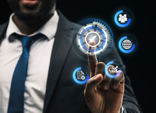 Professional woman working