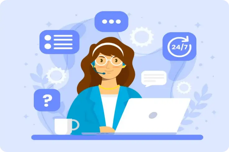 Professional woman working